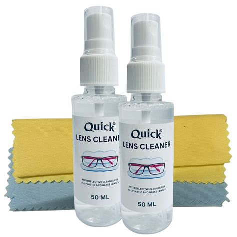 Quick Spectacles And Sunglasses Cleaning Spray (50 ML x 2 pcs) | Eye ...