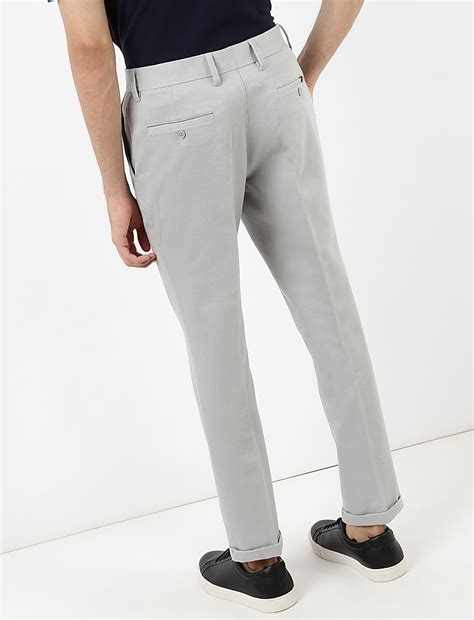 Buy Textured Slim Fit Hem Roll Up Chinos at Marks & Spencer
