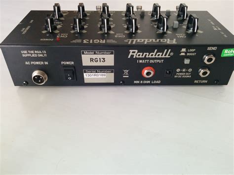 RG13 - Randall RG13 - Audiofanzine