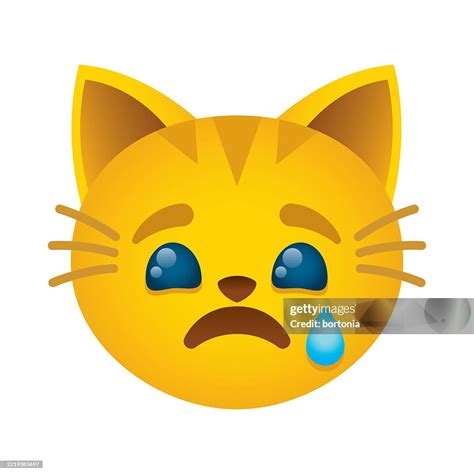 Crying Cat Emoji High-Res Vector Graphic - Getty Images