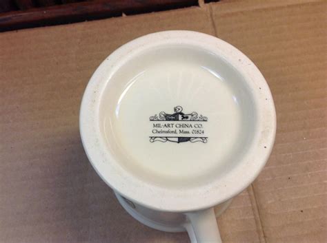 VINTAGE Mil-Art China Co AIR FORCE Coffee Mug Gold Trim Made In USA ...