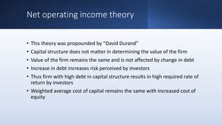 Image result for Net Operating Income Capital Structure