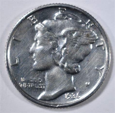 1936 MERCURY DIME PROOF