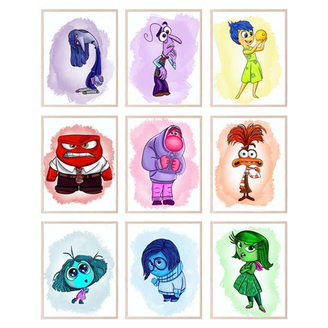 Amazon.com: BigWig Prints Inside Out 2 Poster - Inside Out Characters ...