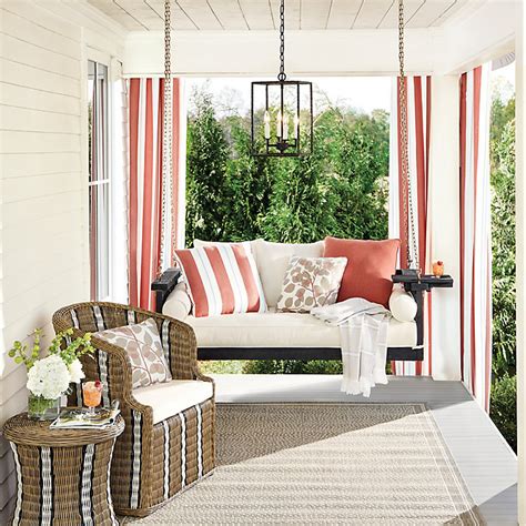 Porch Swing with Slat Rail & Weather Resistant Eucalyptus