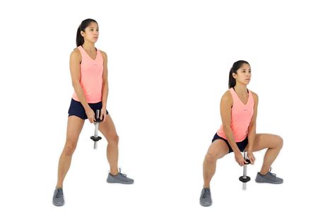 Sumo Squat With Dumbbells