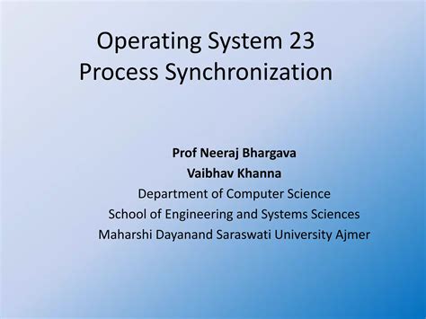Image result for Synchronization in Operating System
