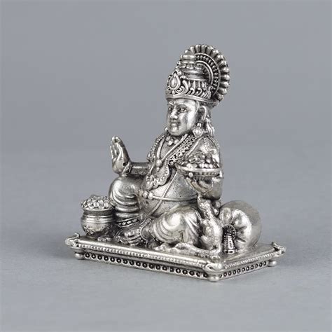 Buy Antique-Finished Silver Kuber Idol Online | store.krishnajewellers ...