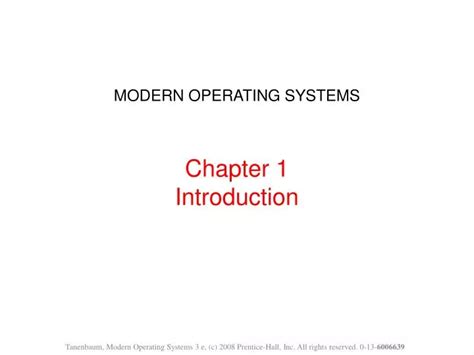 Image result for Modern Operating Systems 4E Slides