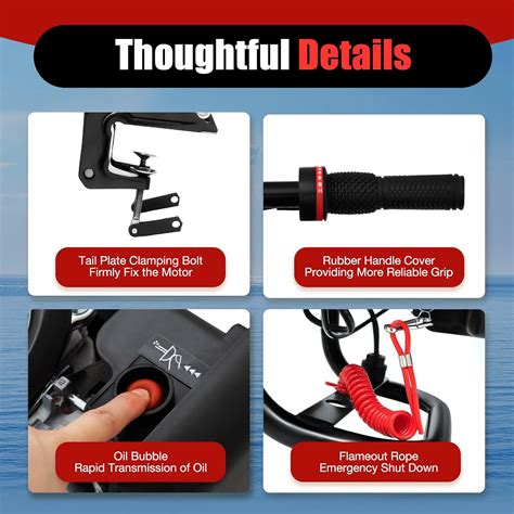 TuBaSaki Outboard Motor 4 Stroke 7HP Gas Powered Boat Engine India | Ubuy