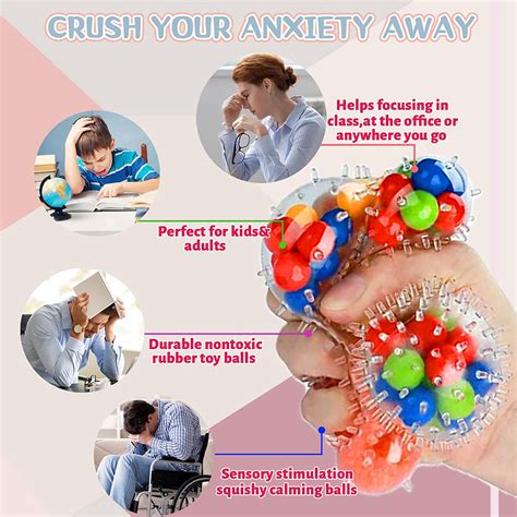 Buy Squishy Stress Balls for Kids - 8PCS Stress Ball Fidget Toy Squeeze ...