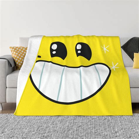 Face'S Music Party Throw Blanket Couch Bed Sofa Soft Lightweight Warm ...