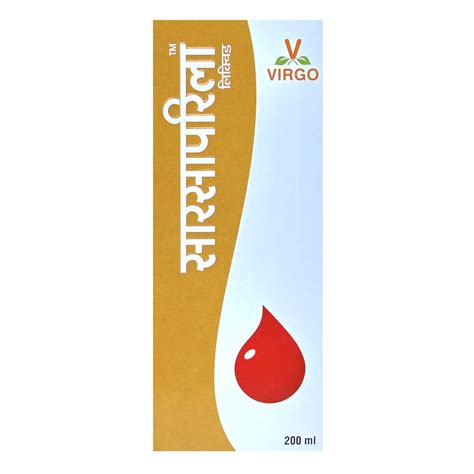 Virgo Sarsaparila Liquid (400 ml) (200 ml X 2) – Uniherbs India