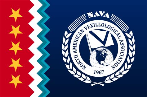The flag of the North American Vexillological Association if it broke every flag principle. : r ...