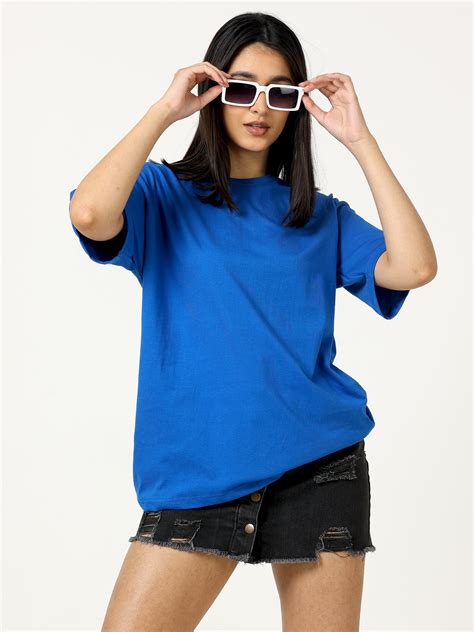 Royal Blue Oversized T-shirt - UNISEX – Albatross Clothing