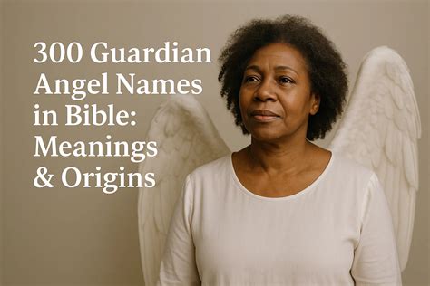 300 Guardian Angel Names in Bible: Meanings & Origins