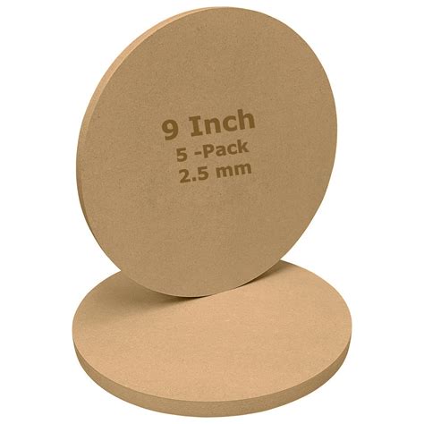 UraXx MDF Round Canvas: Unleash Your Creativity with 2.5mm Thick, 9 ...