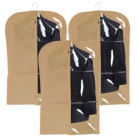 Kuber Industries Half Transparent 3 Pieces Non Woven Men's Coat Blazer ...