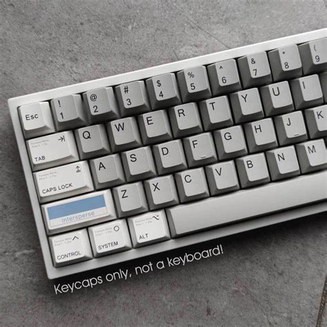 Gray with White PBT Keycaps Set Dyesub 140 keys | Ubuy India