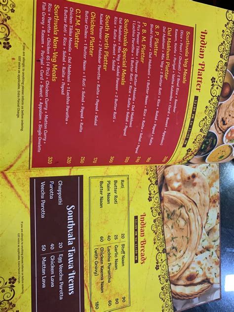 Menu at Flavor of Southvala Veg & Nonveg restaurant, New Delhi