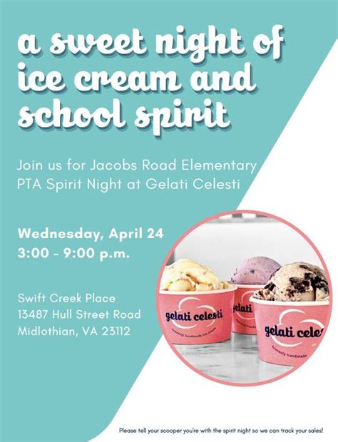 Gelati Celesti Spirit Night! , Gelati Celesti Ice Cream (Swift Creek ...