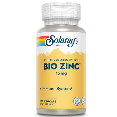 Bio Zinc 15mg - 100 - Capsule : Amazon.in: Health & Personal Care