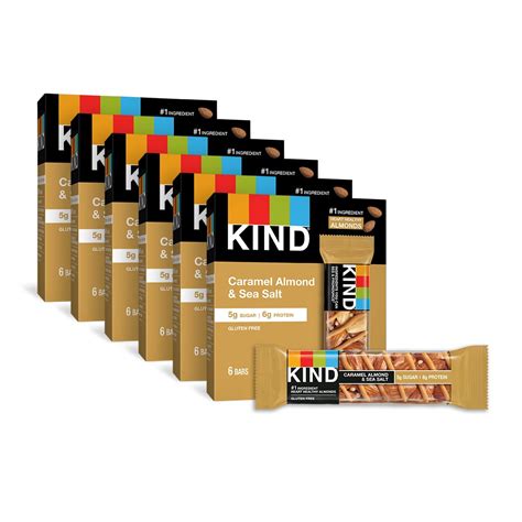 Amazon.com: KIND Bars, Caramel Almond & Sea Salt, Healthy Snacks ...