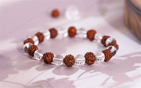 Buy Rudraksha Crystal Bracelet Online at Best Price