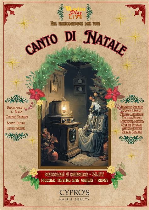 Canto di Natale - Radiodramma con suoni, voci e rumori dal vivo ...