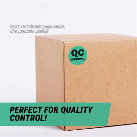 OfficeSmartLabels Fluorescent Yellow QC Hold Stickers - 2 x 2 Inch ...