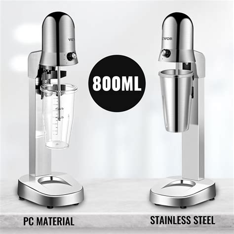 VEVOR Milkshake Maker, Single-Head Milkshake Machine, 280W Milkshake ...