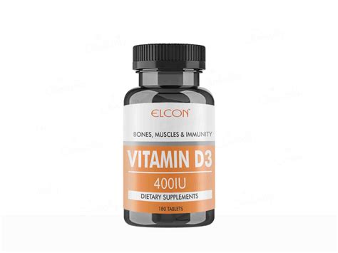 Buy Elcon Vitamin D3 400IU Tablet Online at Best Price | Clinikally