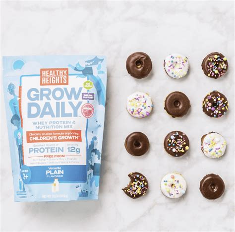 Buy Healthy Heights Grow Daily 3+ Pediatric Shake Mix Powder, Plain ...