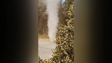 'It was unusual': Man captures video of dust devil on Bear Mountain