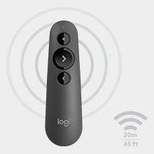 Logitech R500 Laser Presentation Remote Clicker with Dual Connectivity ...