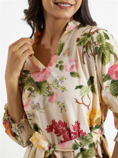 Botanical print Cotton Night SUIT – Sanskruti Homes
