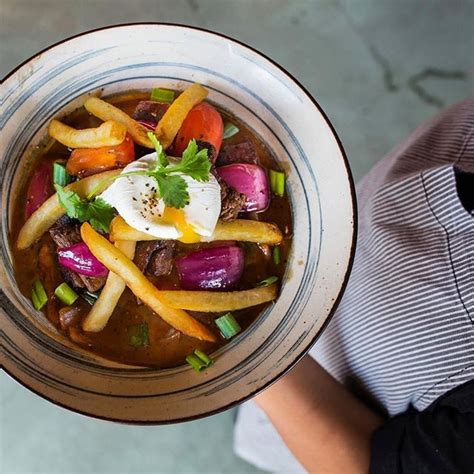 For besties who #brunch, lomo saltado con huevos is the ultimate dish ...