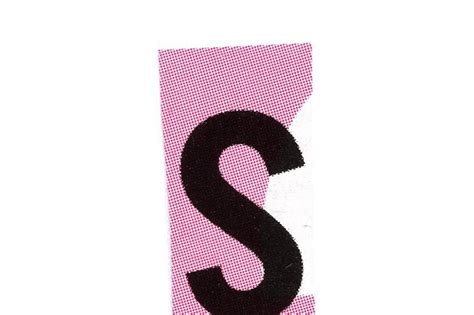 magazine cutout letter r