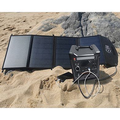 Portable Power Station: 320w, 298wh/93120mah & 40w Solar Panel - Combo