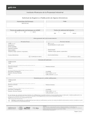 Instituto Mexicano De La Propiedad Industrial Solicitud De ... - IMPI ...