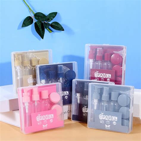 Promo Botol Mini Refill Bottle Travel Toiletries Kit Set All In 1 ...