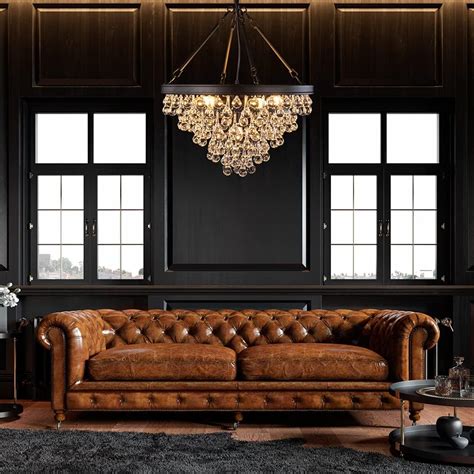 Wellmet Modern Crystal Chandeliers, 6 Lights Black India | Ubuy