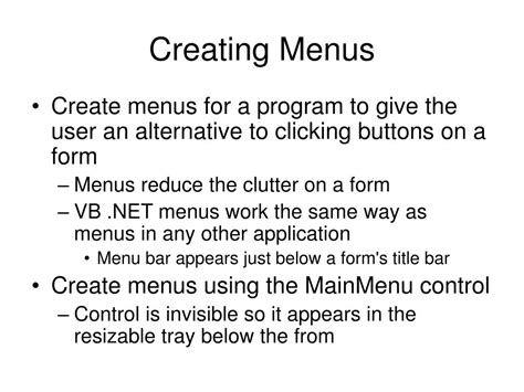 Creating Menu 的图像结果