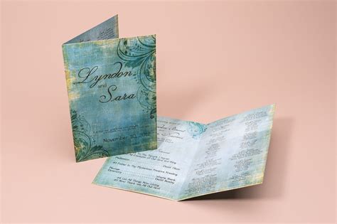 Wedding program printing 60 photos - Astyledwedding.com