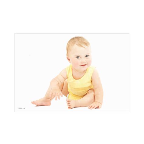 Eoi Marketing Baby Poster - Colorful Laminated Prints for Nursery Decor ...