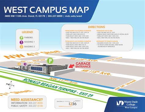 Miami Dade College South Campus Map