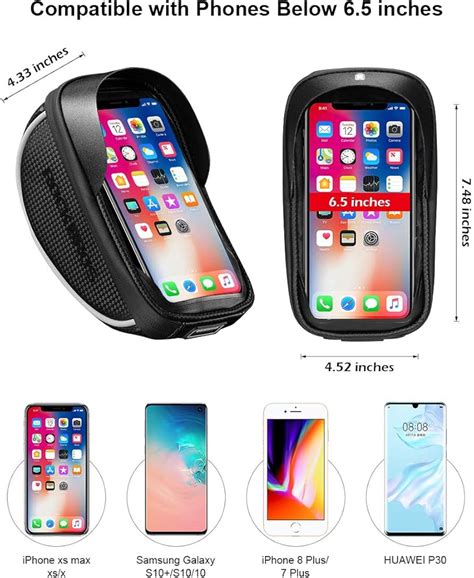 ROCKBROS Bike Phone Mount Bag Bike Front Frame India | Ubuy