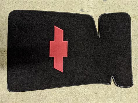 Floor Mats Chevy Bowtie (Choose Color)-1395-BOW