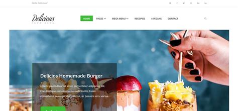 Image result for Bootstrap 4 Recipes Template