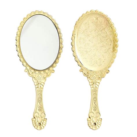 KABAKE Handheld Mirror, Hand Held Mirror with Handle, Small Travel ...